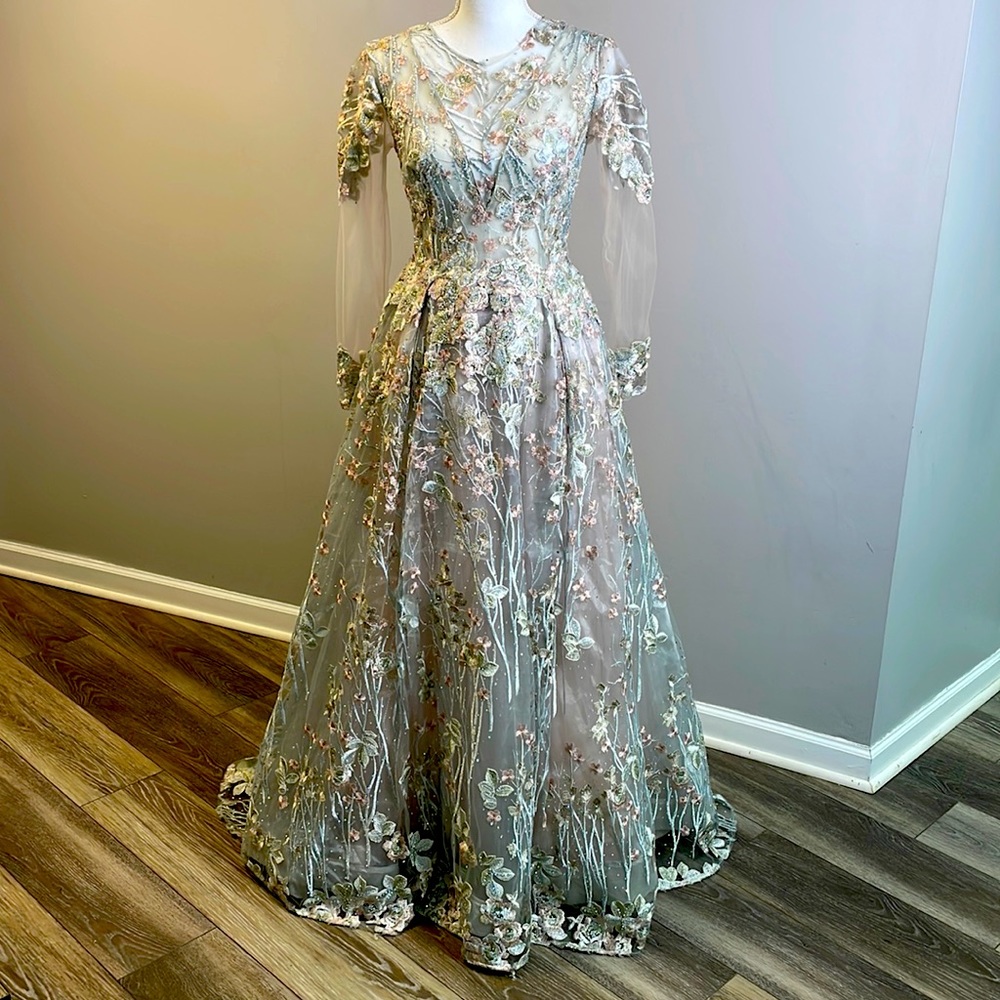 MacDuggal evening gown. The embroidery on this dress is stunning.